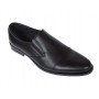 Pantofi barbati eleganti piele naturala fara siret Negru - GKR87N